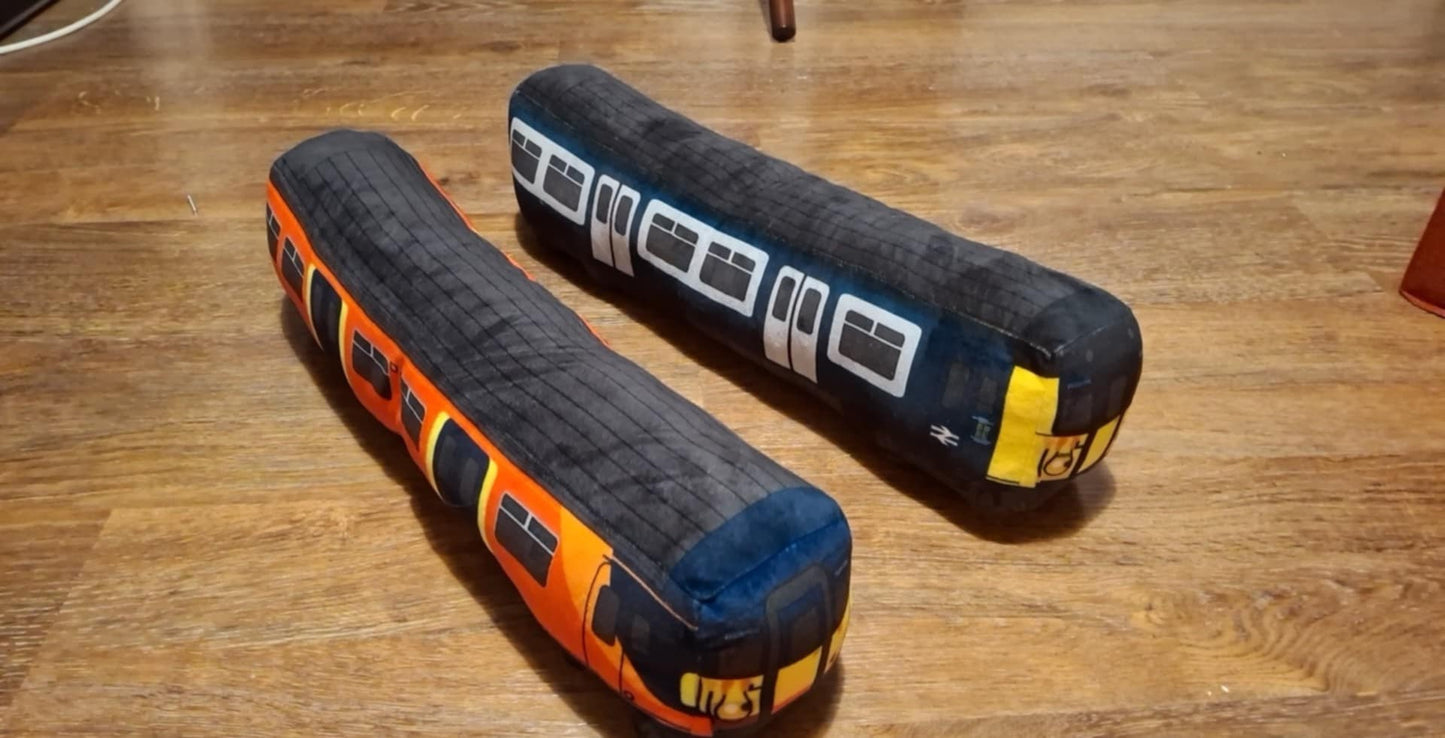 **PRE ORDER** Set of 2 - SWT/SWR Class 455 Plushie Cushions