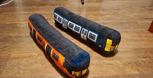 **PRE ORDER** Set of 2 - SWT/SWR Class 455 Plushie Cushions