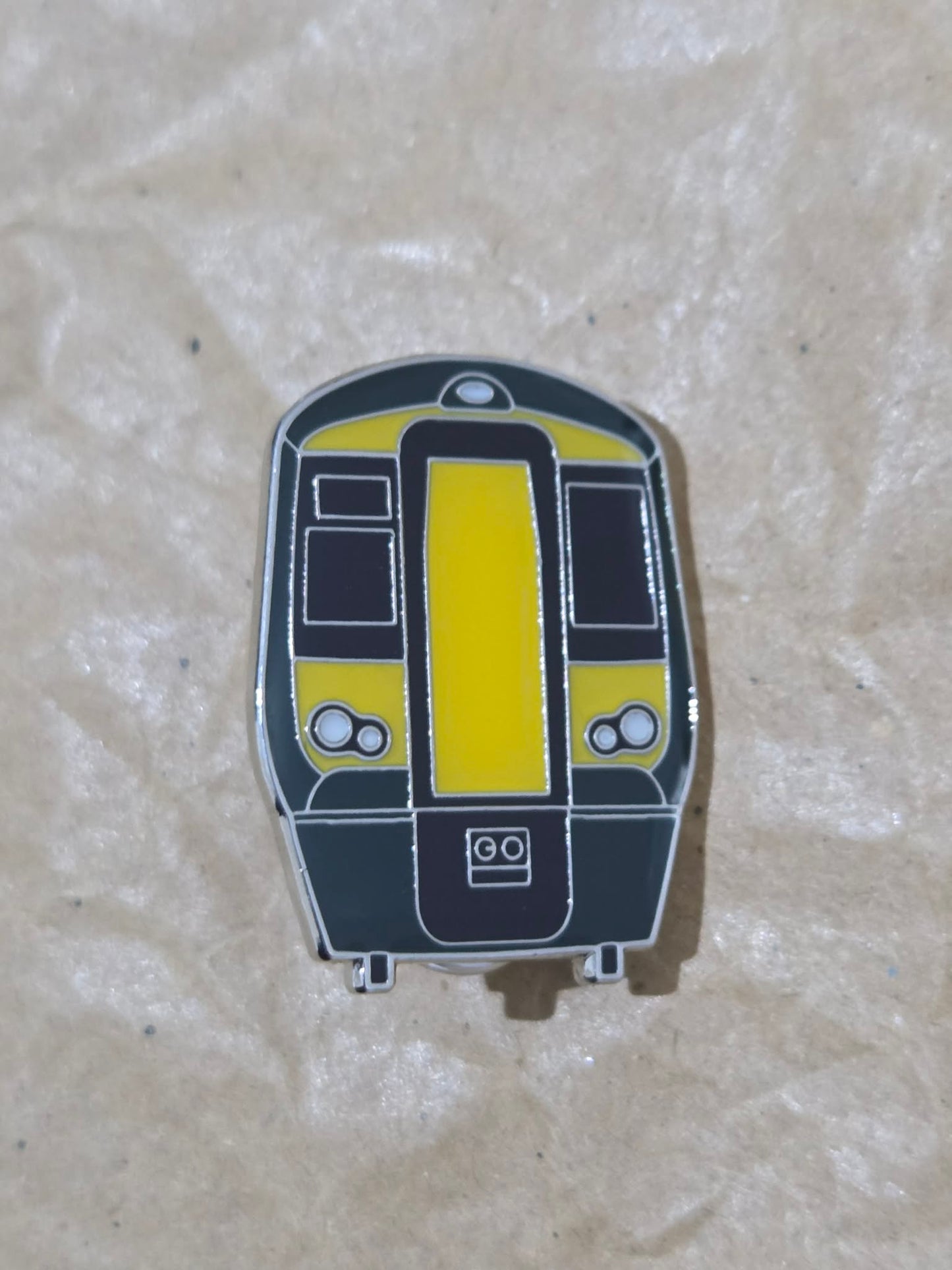 GWR Class 387 Front View Butterfly Pin Badge